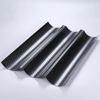 Baguette Bread Baking Pan - Non-Stick French Loaf Mould Tray