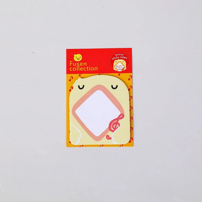 8 Piece Animal Sticky Notes Set - Panda Cat Memo Pads Stationery