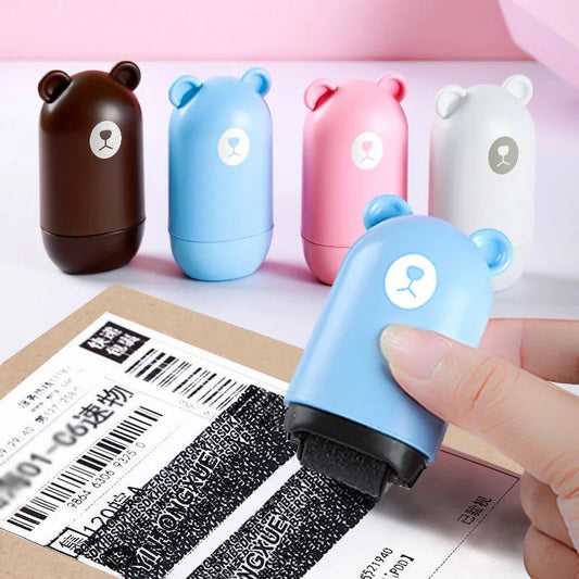 Theft Protection Privacy Roller Stamp - Confidential Data Security Seal