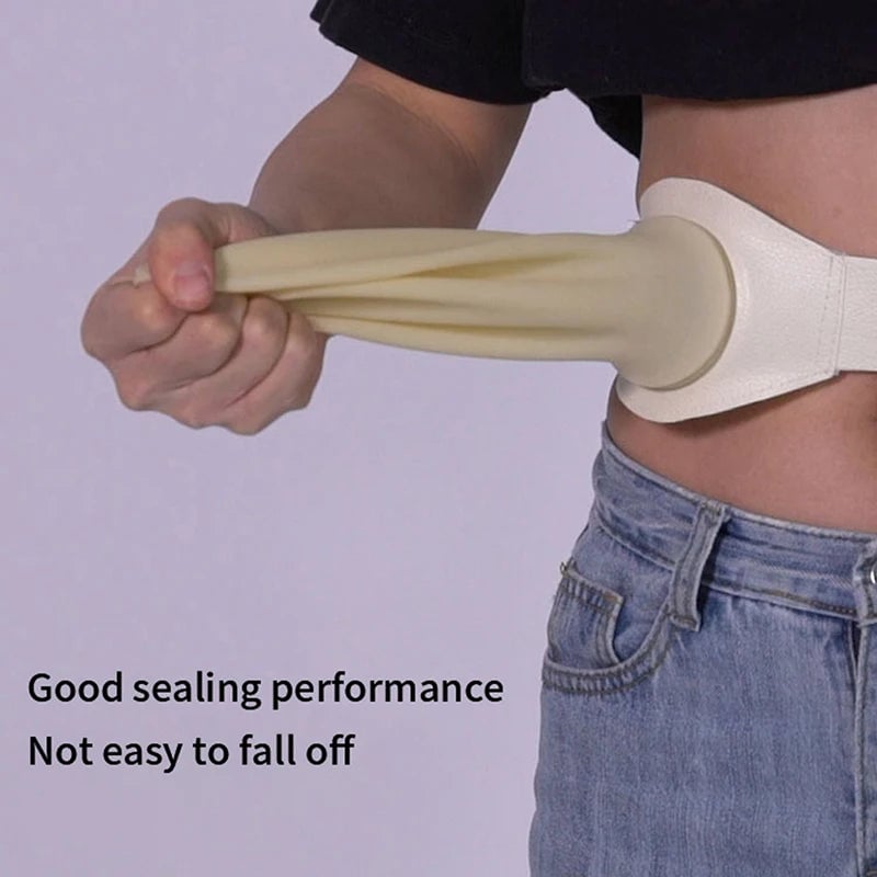 Silicone Drainable Urostomy Ostomy Pouch with Adjustable Belt
