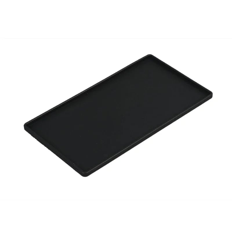 Silicone Anti-Slip Square Flat Tray - Bathroom Soap & Kitchen Holder