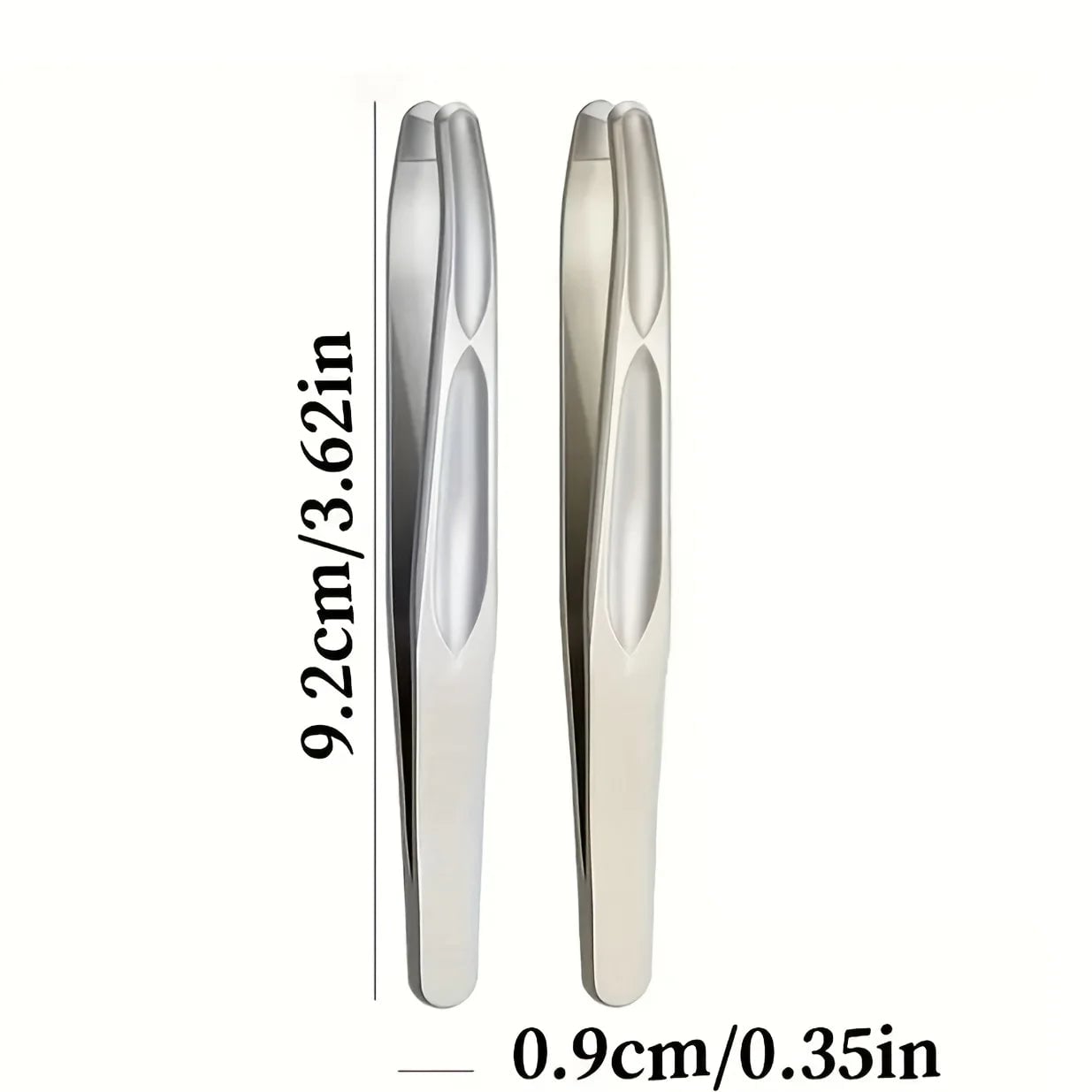 Premium Round Head Tweezers - Precision Eyebrow & Facial Hair Removal