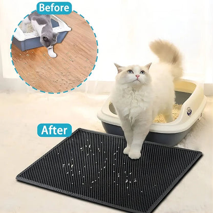 Eva Double Layer Waterproof Non-Slip Cat Litter Pad Protection Mat