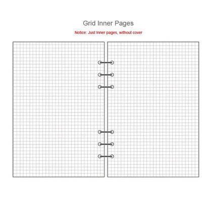 A5 A6 A7 Spiral Notebook Refill Pages 45 Sheets Line Dot Grid Paper