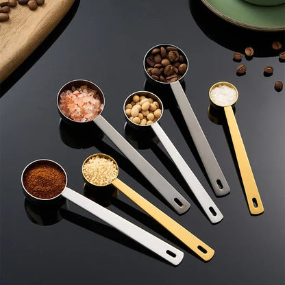 Premium Stainless Steel Coffee Scoop 15/20/25ml Measuring Spoon