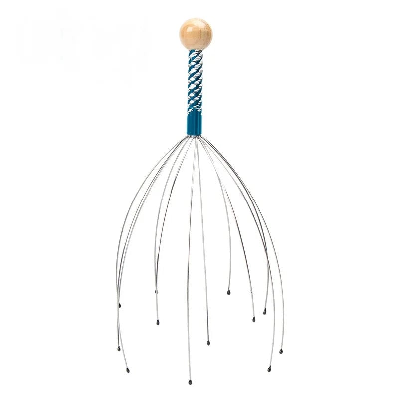 Stainless Steel Octopus Head Massager - Scalp Scratcher Relaxer