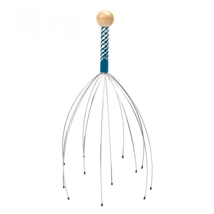 Stainless Steel Octopus Head Massager - Scalp Scratcher Relaxer
