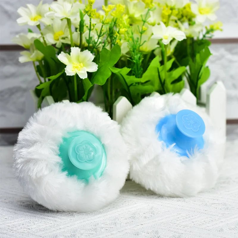 Large Empty Powder Puff Container - Portable Body Powder Storage Box