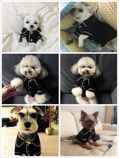 Luxury Summer Dog Pajama - Soft Comfortable Sleepwear for Small Dogs