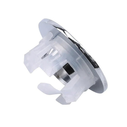 Sink Overflow Cover Chrome Finish Bathroom Drain Protector 3Pcs