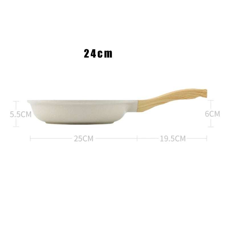 Non-Stick Ceramic Wok Pan - Induction Gas Compatible Universal