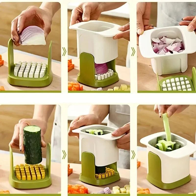 Multi-Function Vegetable Chopper Dicer Slicer with Handle