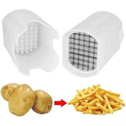 French Fry Cutter Natural Cut Slicer - Potato Vegetable Dicer Tool