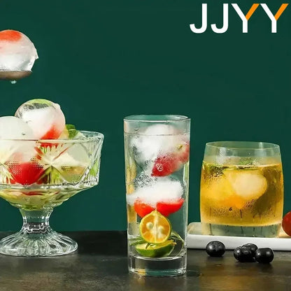 4 Cavity Silicone Whiskey Ice Ball Mold - Premium Cocktail Maker