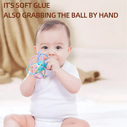 Manhattan Square Golfer Grips Teether Educational Ball Grinding Toy