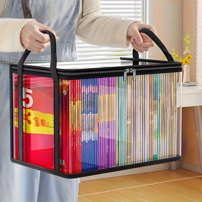 Large Transparent Storage Boxes 2Pc Set