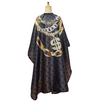 Waterproof Antistatic Barber Cape - Professional Snap Neckline