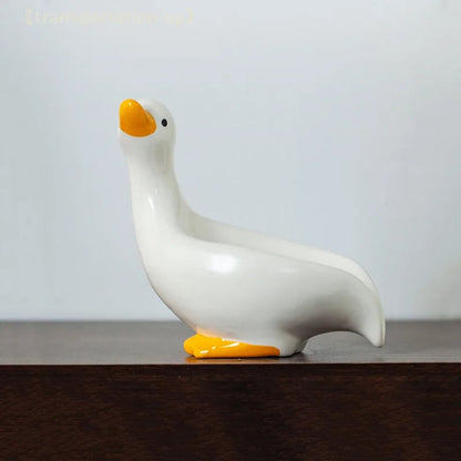 Self-Draining Duck Soap Tray - Creative Bathroom Kitchen Sink Rack