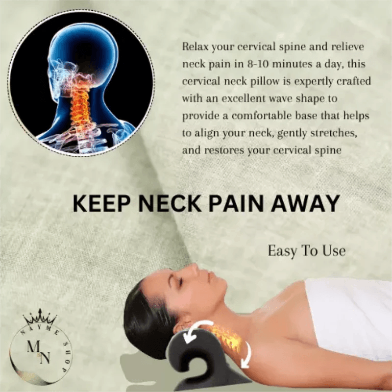 Cervical Traction Device - Neck Shoulder Relaxer Chiropractic Pillow