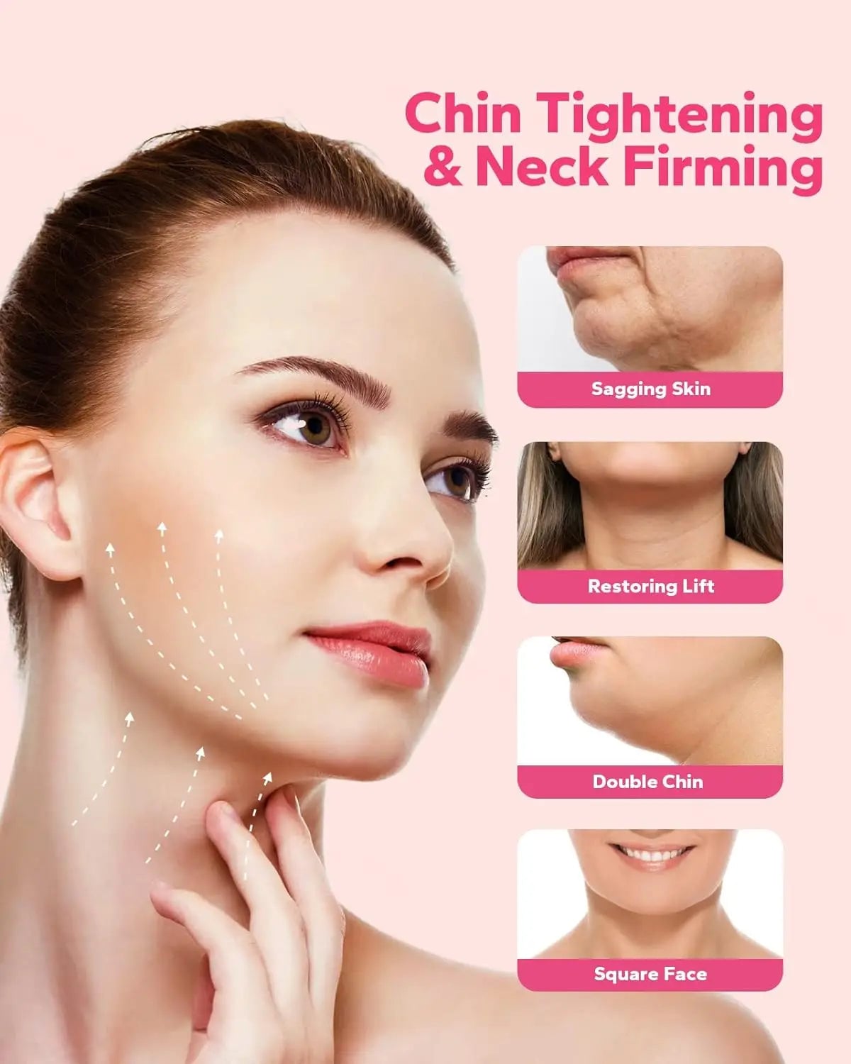 Reusable V-Line Face Strap - Double Chin Reducer & Lifting Mask