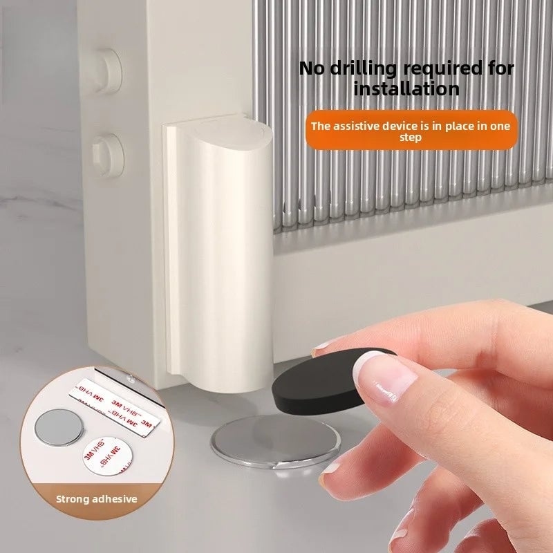 Magnetic Door Stopper - Wall Protection, Anti-Slam Design