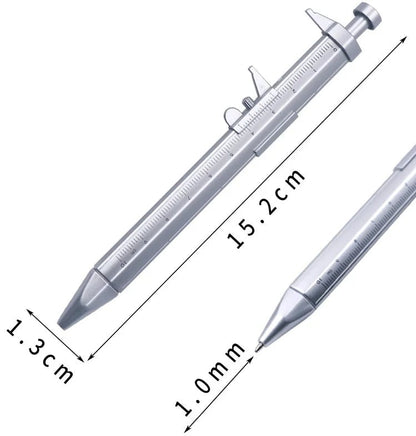 Multifunction Caliper Pen 0.5mm - Vernier Measuring Tool Ballpoint