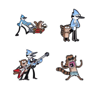 Custom Cartoon Anime Enamel Pins - Cute Character Lapel Badge Set