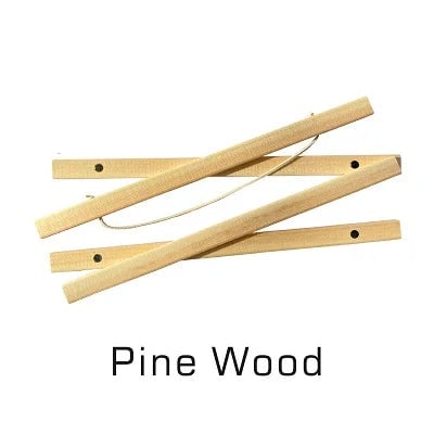 Pine Wood Magnetic Poster Hanger Natural Frame Canvas Wall Art Display