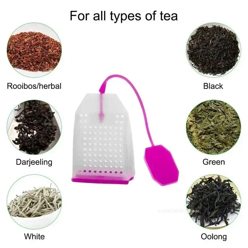 Food Grade Silicone Tea Infuser Strainer - Loose Leaf Diffuser