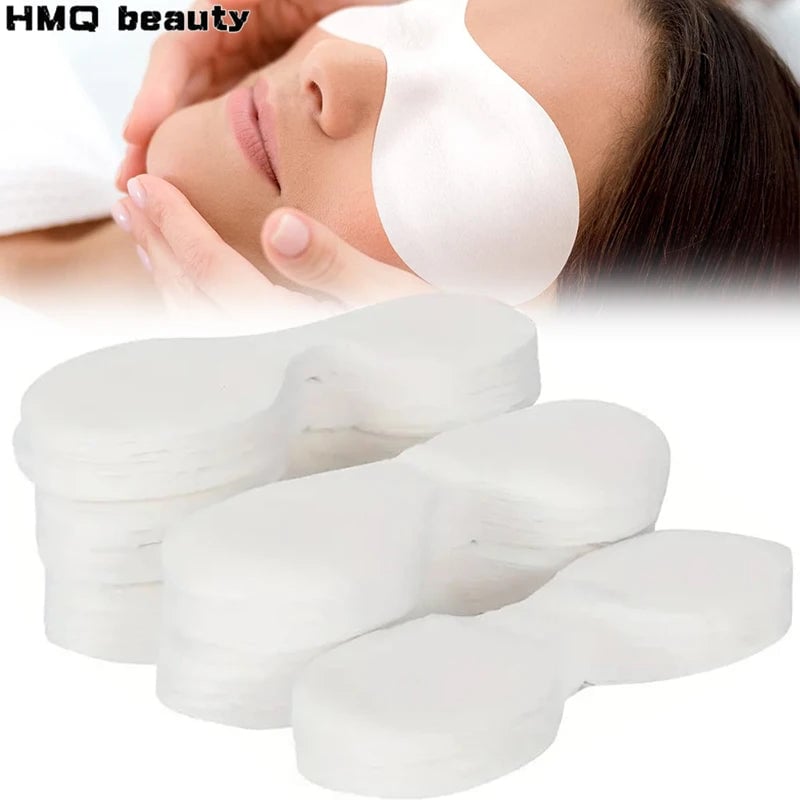 100pcs Disposable Cotton Eye Mask Patches - Natural Spa Facial Care