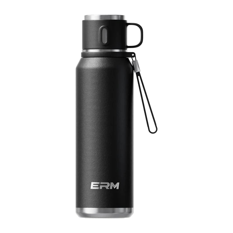 1000ML Vacuum Insulated Stainless Steel Water Bottle Tumbler Flask