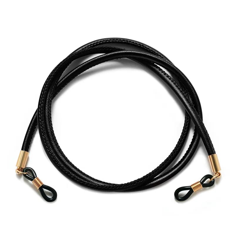 Braided Leather Sunglasses Lanyard Strap - Eyeglass Chain Cord