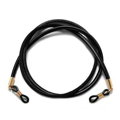 Braided Leather Sunglasses Lanyard Strap - Eyeglass Chain Cord