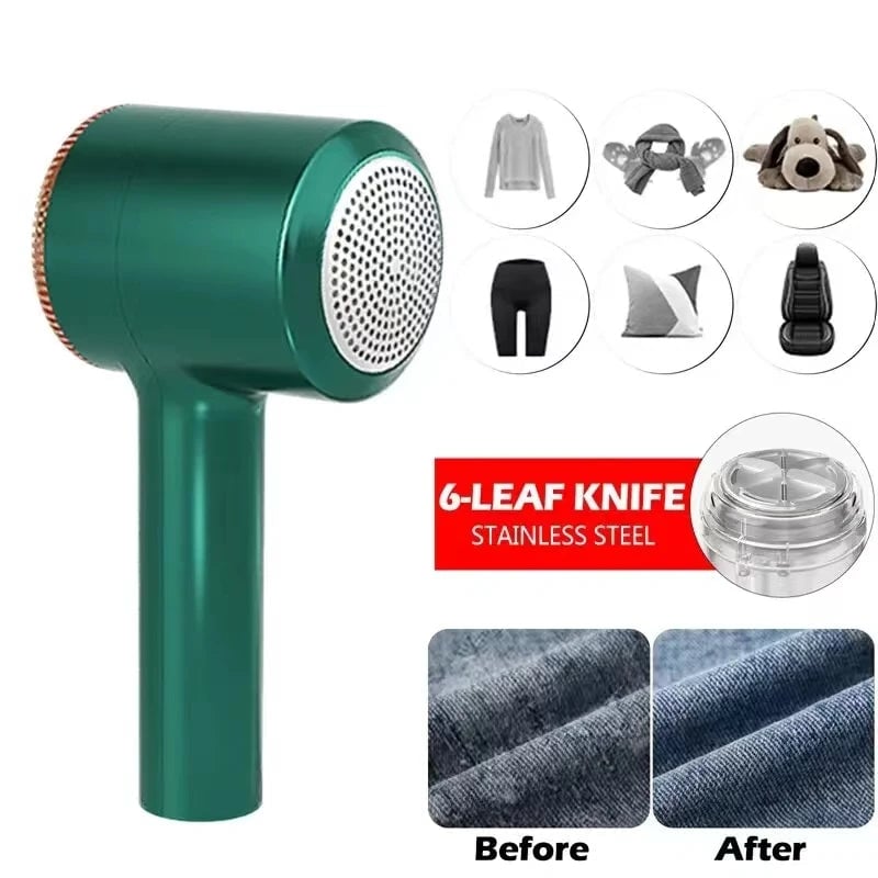 Rechargeable Electric Fabric Shaver - Portable Lint Remover