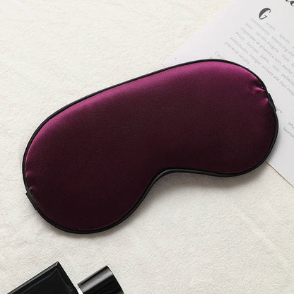 Imitation Silk Sleep Eye Mask - Portable Travel Blindfold Eyepatch