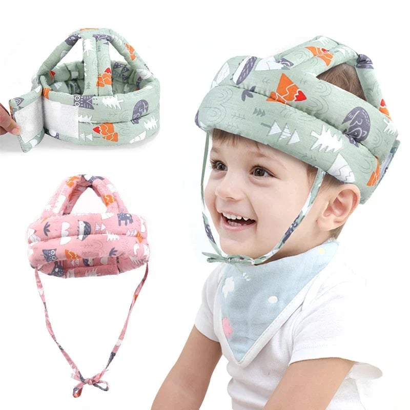 Adjustable Baby Safety Helmet Soft Anti-Collision Head Protection
