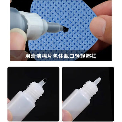 200pcs Cotton Eyelash Glue Remover Wipes - Lash Extension Cleaner