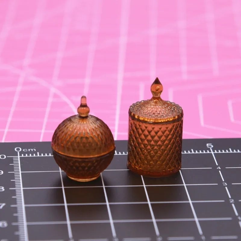 Mini Food Jar Silicone Mold - Dollhouse Kitchen DIY UV Resin Casting
