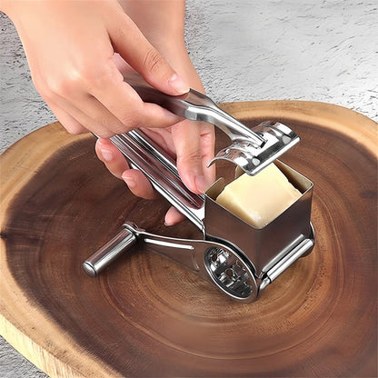 Stainless Steel Hand Crank Cheese Grater Vegetable Slicer