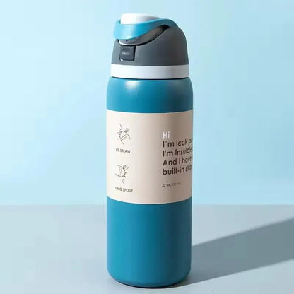 Stainless Steel Vacuum Insulated Sports Water Bottle 500ml Thermal