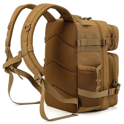 25L MOLLE Tactical Backpack with Bottle Holder - EDC Hiking Gym