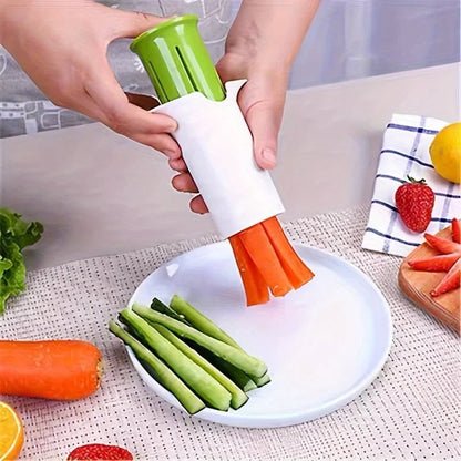 ABS Manual Vegetable Chopper - Multi-Purpose Kitchen Slicer Tool