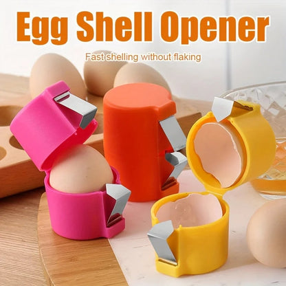 3pcs Stainless Steel Eggshell Separator Yolk Splitter Easy-Grip