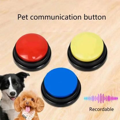 30 Second Pet Training Voice Recording Button Dog Communication Buzzer