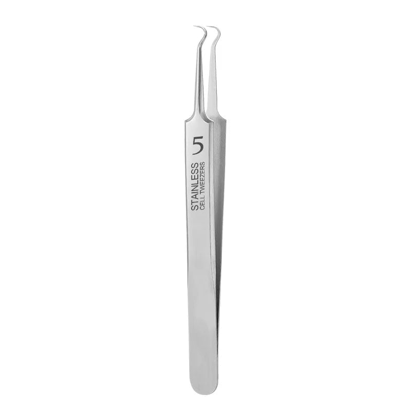 German Ultra Fine Cell Pimple Blackhead Clip Tweezers Acne Tool