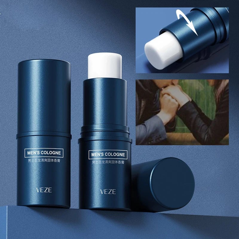 Fanzhen Solid Cologne Stick - Light Fresh Scent Portable Men's Fragrance