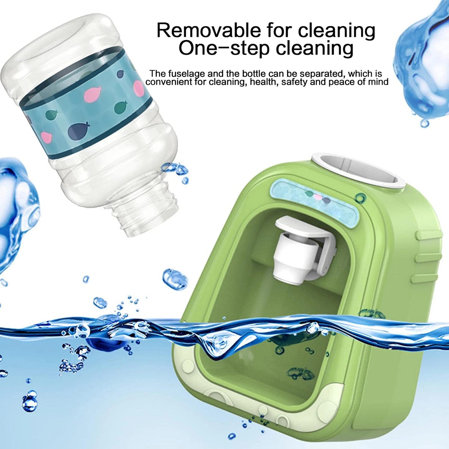 Mini Water Dispenser Toy - Kids Kitchen Pretend Play Set Gift