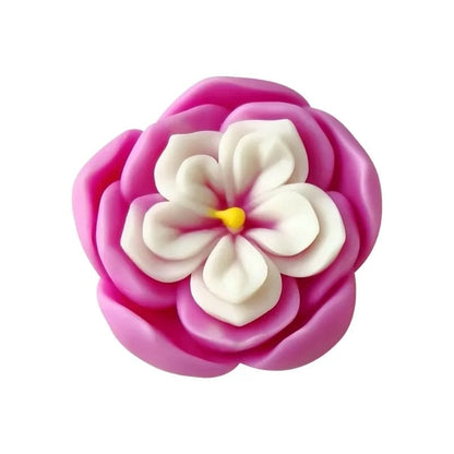 6cm Rose Flower Silicone Mold - Soap Candle Resin Gypsum DIY Craft