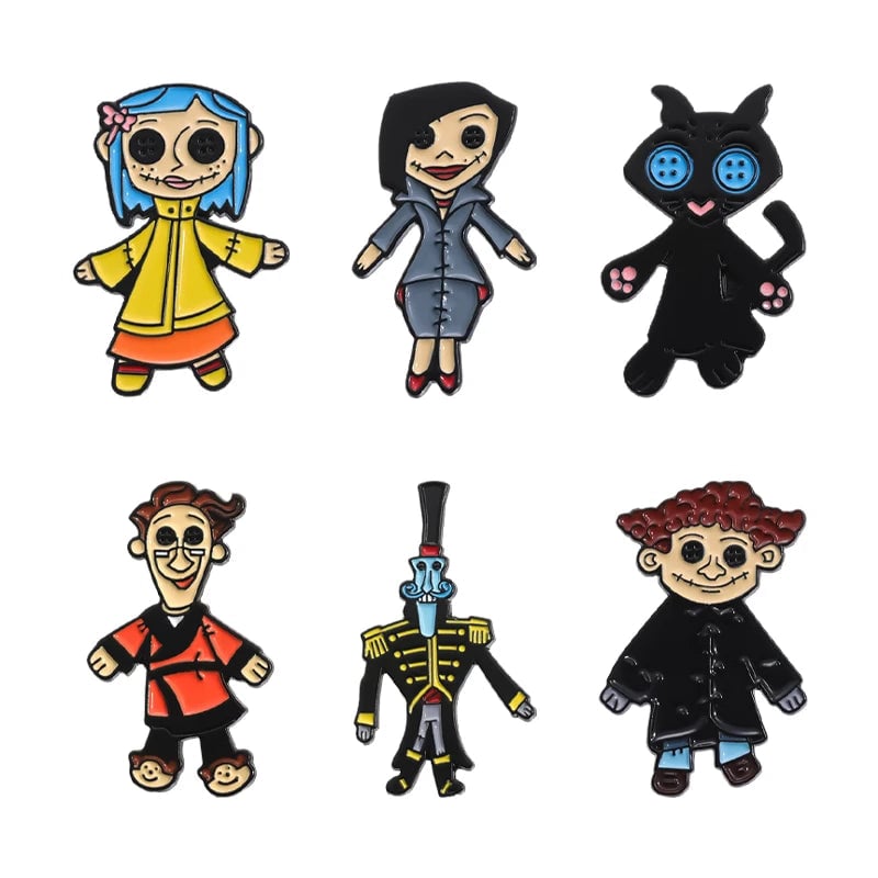 Custom Cartoon Anime Enamel Pins - Cute Character Lapel Badge Set