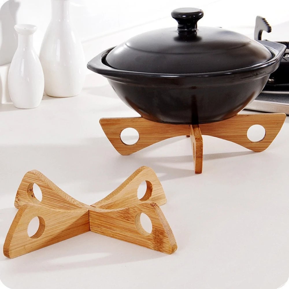 Wooden Kitchen Shelf Organizer with Table Mats & Gadget Holders